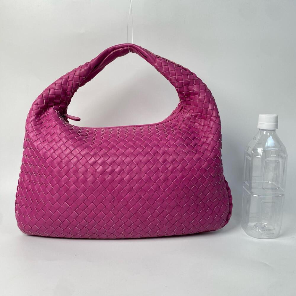 BOTTEGA VENETA Pink Intrecciato Shoulder Bag - Picture 12 of 16
